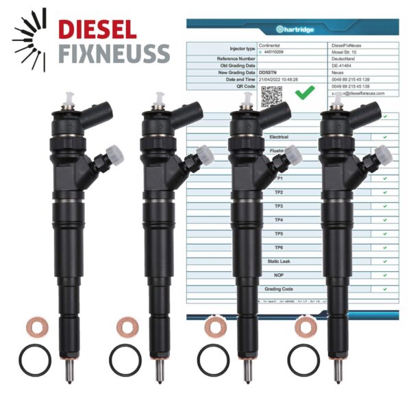 Cresoro 2.0/3.0 Diesel Injector | Bosch 0445110209 13 53 7 794 555 | Fuel System Parts - Image 2